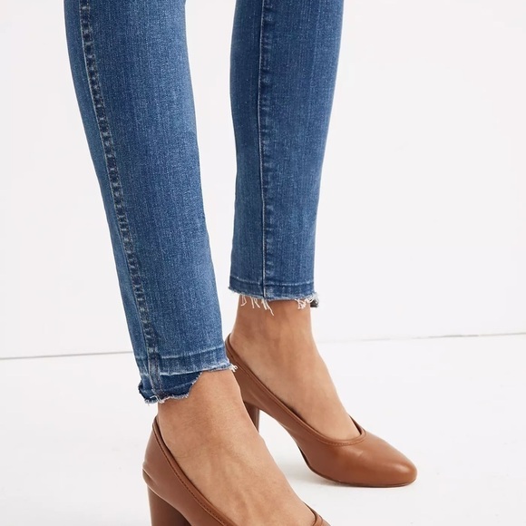 Madewell 10" High-Rise Skinny Jeans: Drop Step-Hem Edition size 25 - Picture 11 of 13